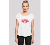 Print-Shirt F4NT4STIC "The Beastie Boys", Damen, Gr. S, weiß, Obermaterial: 100% Baumwolle, regular fit, Rundhals, ohne Bündchen, Shirts, Premium Qualität (84111666-S) weiß