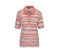 Print-Shirt GOLDNER "Kurzgröße Jerseyshirt mit Ethno-Design", Damen, Gr. 20, rosa (altrosé, gemustert), Obermaterial: 95% Viskose CV. 5% Elasthan EL., gerade, Shirts, stretchbequemer Viskosejersey (61