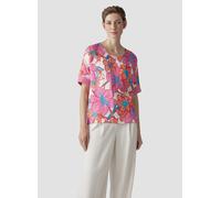 Print-Shirt LECOMTE "T-Shirt", Damen, Gr. 40, pink, 100%Viskose, gemustert, gerade, Shirts (84986230-40) pink