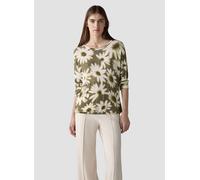 Print-Shirt LECOMTE "T-Shirt", Damen, Gr. 44, grün, 95%Viskose, 5%Elastan, gemustert, gerade, Shirts (44054007-44) grün