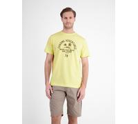 LERROS T-Shirt mit O-Neck aus softer Baumwolle mit Summervibe-Print - Lemon Water XL