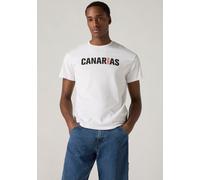 Print-Shirt LEVI'S, Herren, Gr. M, levi canarias bright 2, Jersey, Obermaterial: 100% Baumwolle, gerade hüftbedeckend, Rundhals, Shirts, mit Print (65842513-M) levi canarias bright 2