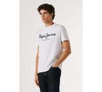 Pepe Jeans T-Shirt Original Stretch Weiß Herren Größe S