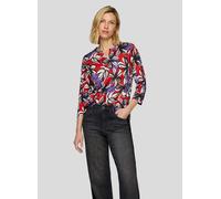 Print-Shirt RABE "T-Shirt", Damen, Gr. 36, rot, 50%Baumwolle, 50%Viskose, gemustert, tailliert, Shirts (30871214-36) rot