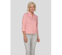 Print-Shirt RABE "T-Shirt", Damen, Gr. 38, orange, 100%Baumwolle, geringelt, tailliert, Shirts (98873469-38) orange