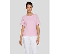 Print-Shirt RABE "T-Shirt", Damen, Gr. 38, rosa, 71%Polyester, 24%Viskose, 5%Elastan, gerade, Shirts (87150959-38) rosa