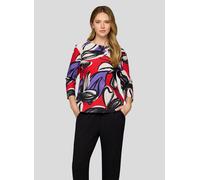 Print-Shirt RABE "T-Shirt", Damen, Gr. 38, rot, 76%Baumwolle, 16%Polyester, 8%Elastan, gerade, Shirts (90416400-38) rot