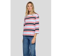 Print-Shirt RABE "T-Shirt", Damen, Gr. 40, bunt (hellblau), 100%Baumwolle, gemustert, Shirts (68195639-40) hellblau
