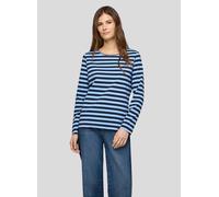 Rabe Leisure Club Damen Langarmshirt Pazifik - Ringelshirt mit Rundhals, Baumwollstretch 92% Baumwolle 8% Elasthan