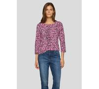 Print-Shirt RABE "T-Shirt", Damen, Gr. 40, pink, 92%Baumwolle, 8%Elastan, Shirts (73056625-40) pink