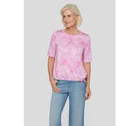 Print-Shirt RABE "T-Shirt", Damen, Gr. 42, rosa, 100%Baumwolle, gerade, Shirts (77529247-42) rosa