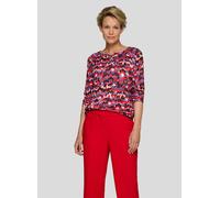 Print-Shirt RABE "T-Shirt", Damen, Gr. 42, rot, 50%Baumwolle, 50%Modal, gerade, Shirts (39694024-42) rot