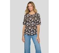Rabe - T-Shirt Damen - Damen Shirt - Damen Shirt mit Leoparden Muster - 44