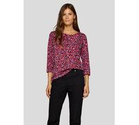 Print-Shirt RABE "T-Shirt", Damen, Gr. 44, schwarz, 92%Baumwolle, 8%Elastan, tailliert, Shirts (25730910-44) schwarz