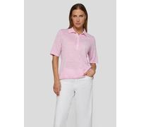 Print-Shirt RABE "T-Shirt", Damen, Gr. 46, rosa, Obermaterial: 54% Viskose, 46% Polyester, gestreift, gerade, Shirts (49507122-46) rosa