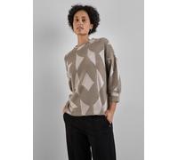 STREET ONE Damen A322117 Flauschiges Shirt, Rich Mocha, 36 EU