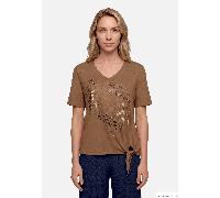 Print-T-Shirt mit Schleifenknoten Classic Nougat 36