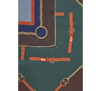 PRINTED NICKI SILK HERALDIC BELTS b ONE_SIZE