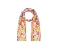 Schal aus Baumwolle mit Paisley-Muster gelb - Gr. - one size