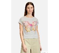 Cartoon Printshirt Damen grau, 44