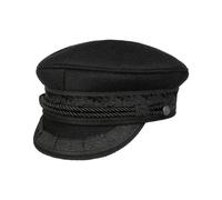 Prinz Heinrich Tuch Mütze - schwarz / 62 cm
