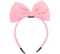 Prinzessin Haarreif Elegantes Haarband Rosa Stoff, für Damen mit Schleife | Feine Verarbeitung, Match Stil, für Alltag und Verlobung, Hübsche Farbe, Modischer Look