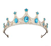 Prinzessin Krone Stirnband für Mädchen mit Strass(B)