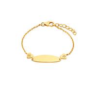 Prinzessin Lillifee 2029683 Mädchen Armband Gold Weiß Zirkonia 14 cm