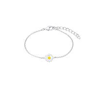 Prinzessin Lillifee Armband 925 Sterling Silber Mädchen Kinder Armschmuck, 12+2 cm, Silber, Blume, Kommt in Schmuck Geschenk Box, 2035987