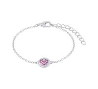 Prinzessin Lillifee Armband 925 Sterling Silber Mädchen Kinder Armschmuck, mit Zirkonia synth., 12+3 cm, Silber, Herz, Kommt in Schmuck Geschenk Box, 2037924