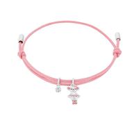 Prinzessin Lillifee Armband 925 Sterling Silber Mädchen Kinder Armschmuck, mit Zirkonia synth., 21 cm, Silber, Maus, Kommt in Schmuck Geschenk Box, 2035974