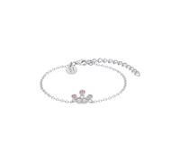 Prinzessin Lillifee Armband 925 Sterling Silber Mädchen Kinder Armschmuck, mit Glas, 12+3 cm, Silber, Krone, Kommt in Schmuck Geschenk Box, 2036939