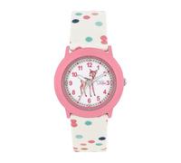 Prinzessin Lillifee Armbanduhr Mädchen Kinder Quarzuhr Analog, mit Textil Armband, 3 bar Wasserdicht, Kommt in Uhren Geschenk Box