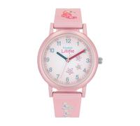 Prinzessin Lillifee Armbanduhr Mädchen Kinder Quarzuhr Analog, mit Textil Armband, 3 bar Wasserdicht, Kommt in Uhren Geschenk Box