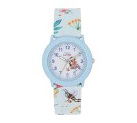 Prinzessin Lillifee Armbanduhr Mädchen Kinder Quarzuhr Analog, mit Textil Armband, Rosa, 3 bar Wasserdicht, Kommt in Uhren Geschenk Box, 2037724