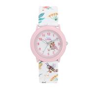 Prinzessin Lillifee Mädchen Armbanduhr 2037724 Textilband Tier- und Naturmotive rosa