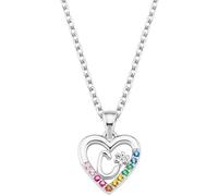 Lillifee Mädchen Buchstabenkette C 2027878 Silber Zirkonia bunt