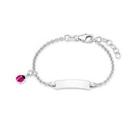Prinzessin Lillifee Creolen 925 Sterling Silber Mädchen Kinder Ohrschmuck, mit Preciosa, Kommt in Schmuck Geschenk Box
