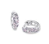 Prinzessin Lillifee Creolen 9064182 – 925 Sterling Silber mit Zirkonia (synth.) 1,2 cm – Mädchen