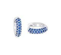Prinzessin Lillifee Creolen 925 Sterling Silber Mädchen Kinder Ohrschmuck, mit Zirkonia synth., 1,2 cm, Silber, Kommt in Schmuck Geschenk Box, 2037072