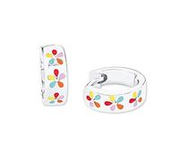 Prinzessin Lillifee Creolen 925 Sterling Silber Mädchen Kinder Ohrschmuck, mit Zirkonia synth., Kommt in Schmuck Geschenk Box