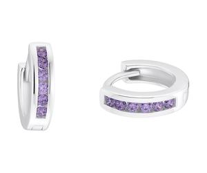 Prinzessin Lillifee Creolen 925er Silber lila Damen