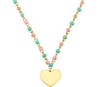 Prinzessin Lillifee Kette mit Anhänger Edelstahl Mädchen Kinder Halsschmuck, 35+3 cm, Gold, Herz, Kommt in Schmuck Geschenk Box, 2033362