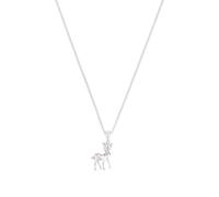 Prinzessin Lillifee Kette mit Anhänger Rehkitz 925er Silber Mädchen 35+3 cm Rosa Geschenkbox