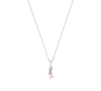 Prinzessin Lillifee Kette mit Anhänger 925 Sterling Silber Mädchen Kinder Halsschmuck, 35+3 cm, Rosa, Lillifee, Kommt in Schmuck Geschenk Box, 2038747