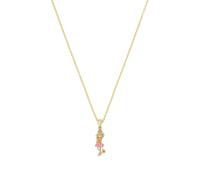 Prinzessin Lillifee Kette mit Anhänger 925 Sterling Silber Mädchen Kinder Halsschmuck, 35+3 cm, Rosa, Lillifee, Kommt in Schmuck Geschenk Box, 2038747