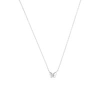 Prinzessin Lillifee Kette mit Anhänger 925 Sterling Silber Mädchen Kinder Halsschmuck, mit Zirkonia synth., 35+3 cm, Silber, Schmetterling, Kommt in Schmuck Geschenk Box, 2036037