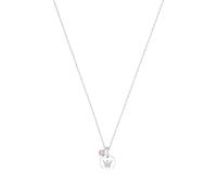 Prinzessin Lillifee Kette mit Anhänger 925 Sterling Silber Mädchen Kinder Halsschmuck, mit Zirkonia synth., 35+3 cm, Rosa, Krone, Kommt in Schmuck Geschenk Box, 2038744