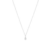 Prinzessin Lillifee Kette mit Anhänger 925 Sterling Silber Mädchen Kinder Halsschmuck, mit Zirkonia synth., 35+3 cm, Silber, Januar, Kommt in Schmuck Geschenk Box, 2038718