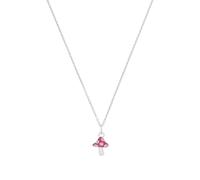 Prinzessin Lillifee Kette mit Anhänger für Mädchen, Silber 925, 35+3 cm, silber, Pilz-Anhänger, Geschenkidee, kommt in Schmuck Geschenk Box, 2040632